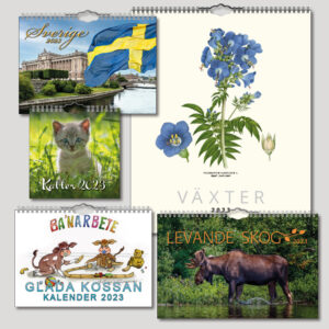Väggkalendrar 2023 från Gullers Trading